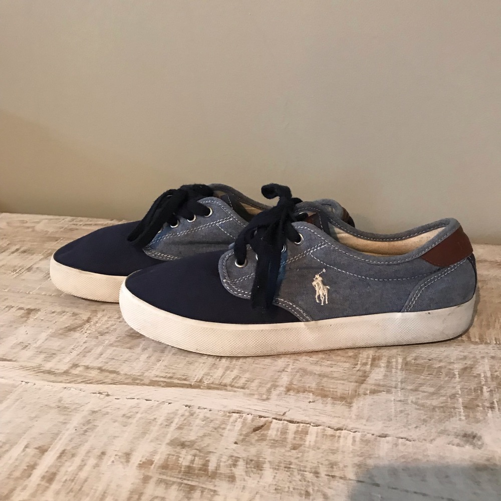 Polo Ralph Lauren Kids Lewis sneakers size 5 1/2